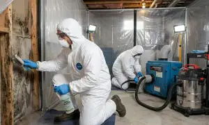 Mold remediation service in Springfield, IL for water damage restoration homepage widget